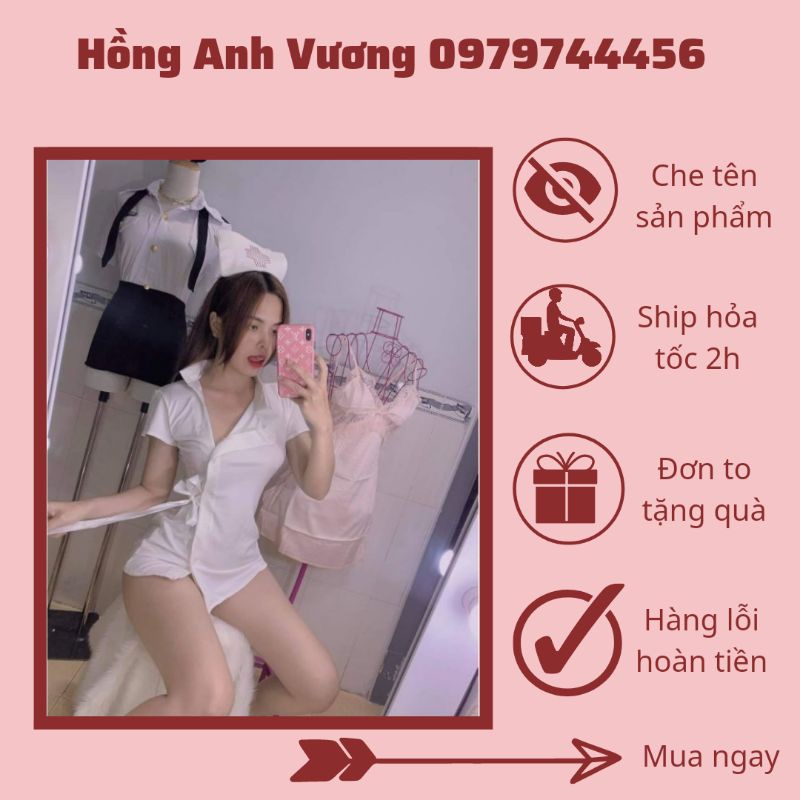 cosplay y tá bác sĩ sexy gợi cảm