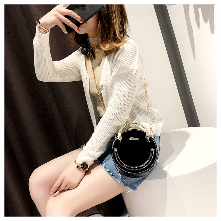 Túi xách nữ tròn da bóng kiểu dáng trẻ trung - T891 | BigBuy360 - bigbuy360.vn