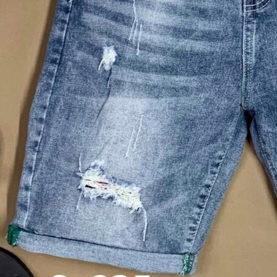 Quần short jean nam, Quần Lửng Nam Jean thời trang cao cấp  Carollstore 06