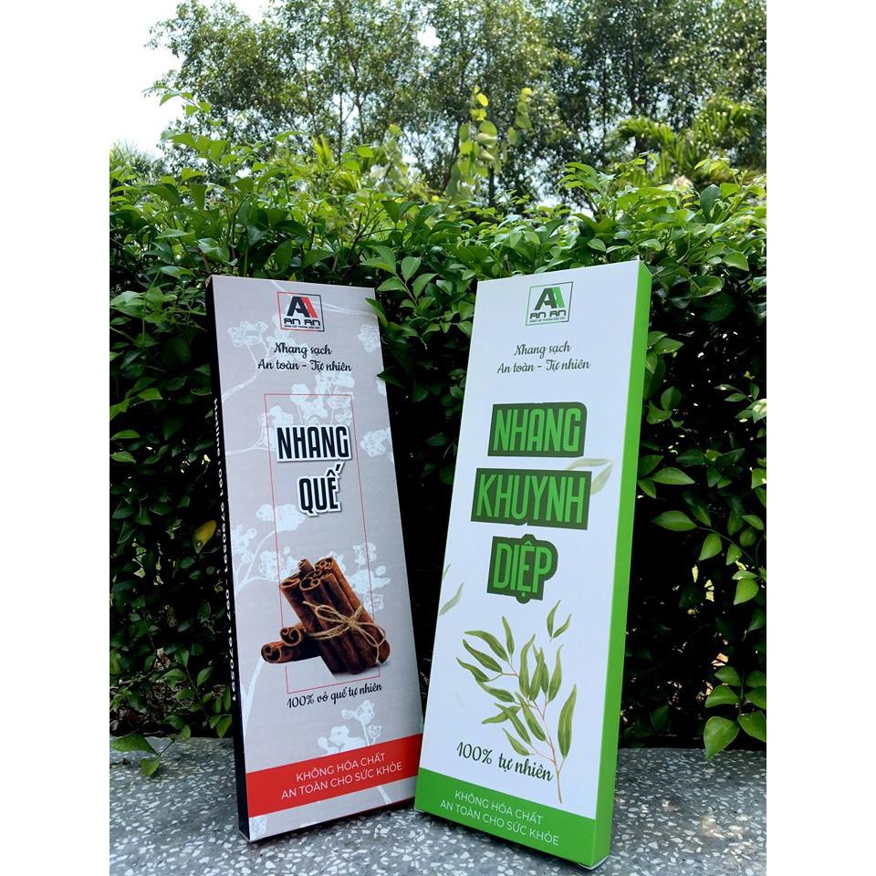 Nhang thảo mộc tự nhiên An An ✅  100% không hóa chất, an toàn cho sức khỏe, hương Khuynh Diệp, hương Quế