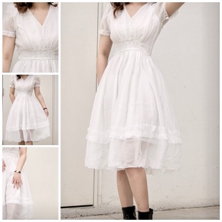 [Princess Dress] Váy trắng dự tiệc,chụp kỷ yếu