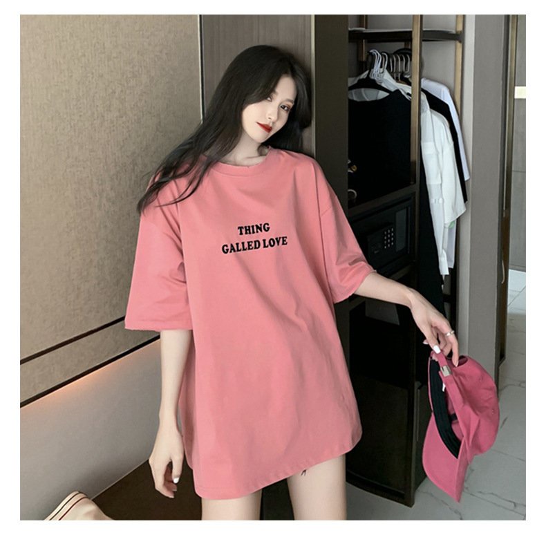 Áo thun form rộng unisex, Áo phông nữ form rộng oversize thời trang T-shirt Thing galled love UN2