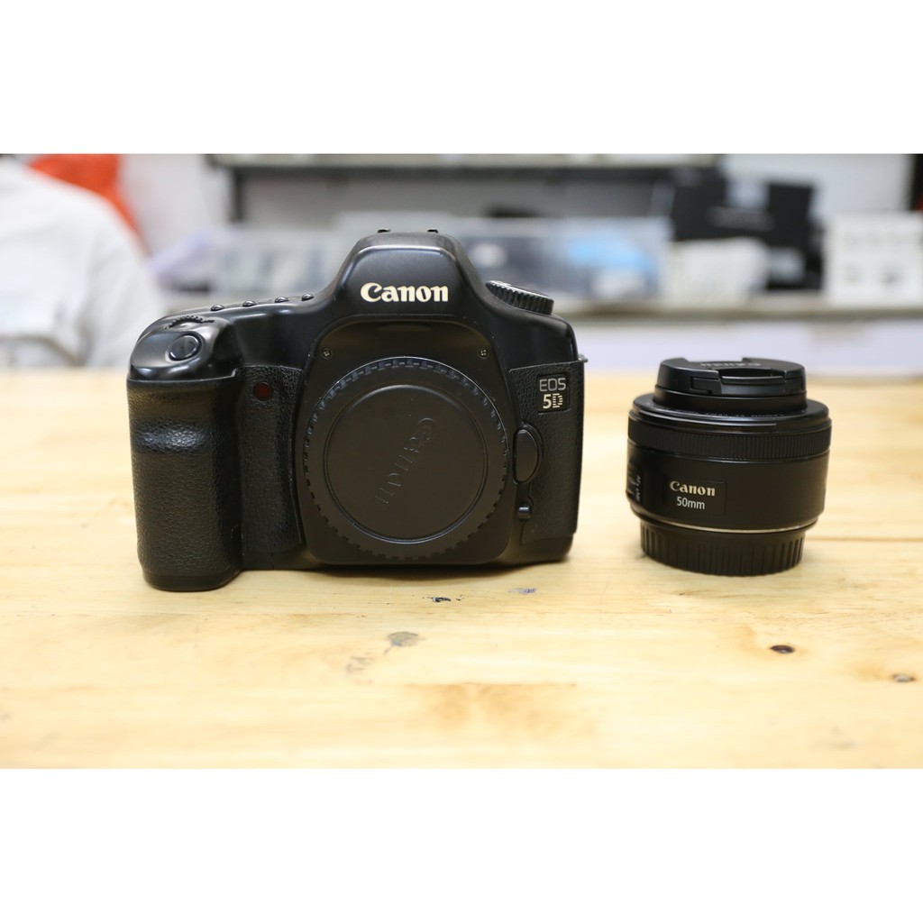 Máy ảnh CANON EOS 5D mark I + lens EF 50mm 1.8
