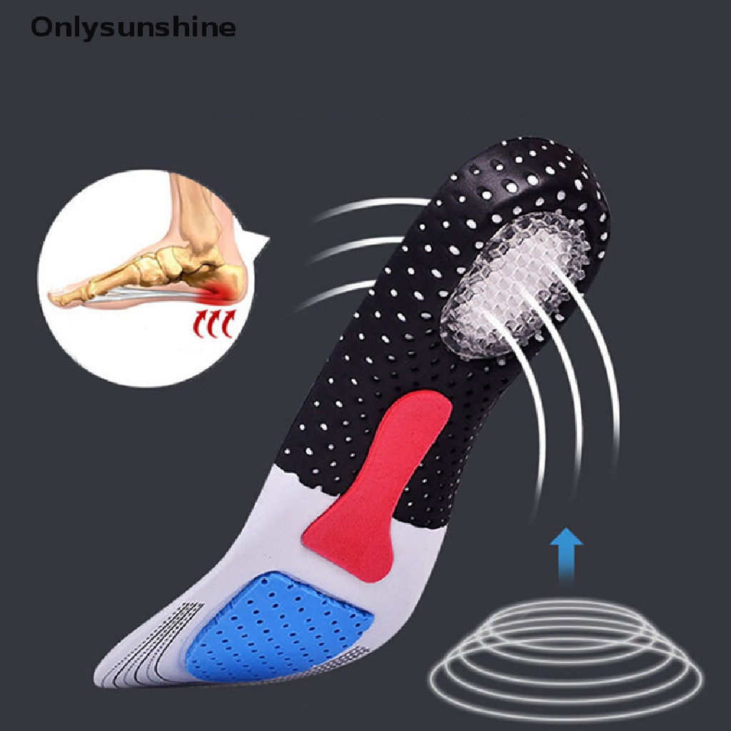 [Onlysunshine] Đệm gel Lót Giày Thể Thao Hỗ Trợ Chỉnh Hình Chân Khi Chạy Bộ * Hot