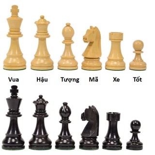 BỘ QUÂN CỜ VUA THI ĐẤU QUỐC TẾ ( KHÔNG KÈM BÀN CỜ )