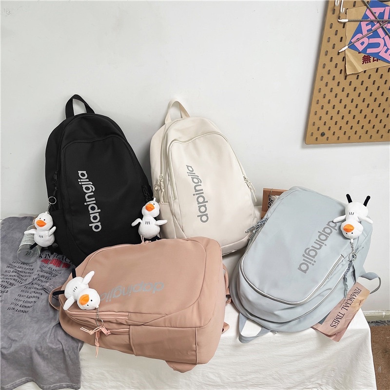 Balo du lịch unisex chống thấm 42x30x13cm đựng vừa Laptop Alice House - Cặp sách nam nữ đi học