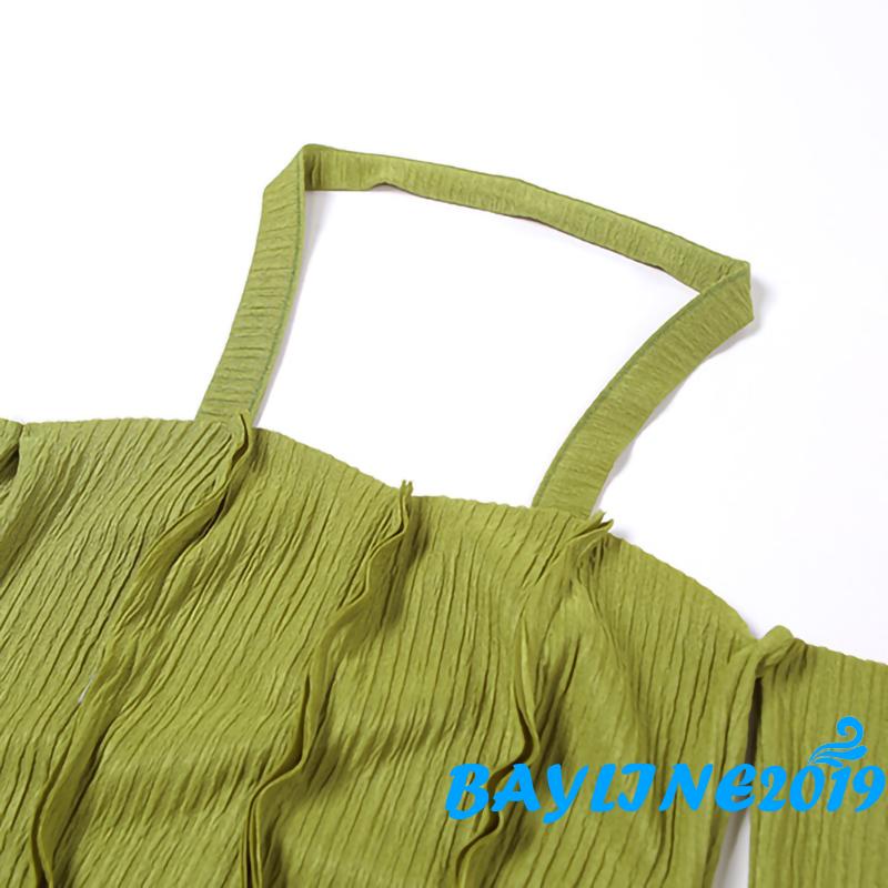 Áo Thun Crop Top Tay Dài Hở Rốn Thời Trang Quyến Rũ Cho Nữ