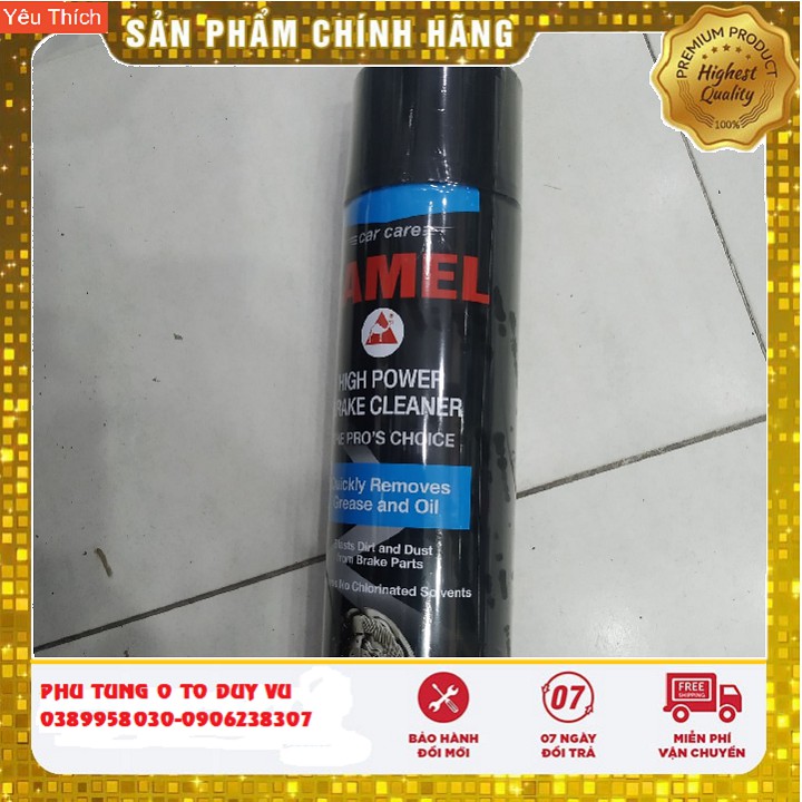 bình xịt hệ thống phanh thắng High Power brake cleaner