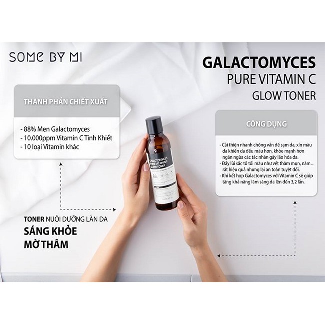 Nước hoa hồng Sáng Da Galactomyces Pure Vitamin C Glow Toner Some By Mi