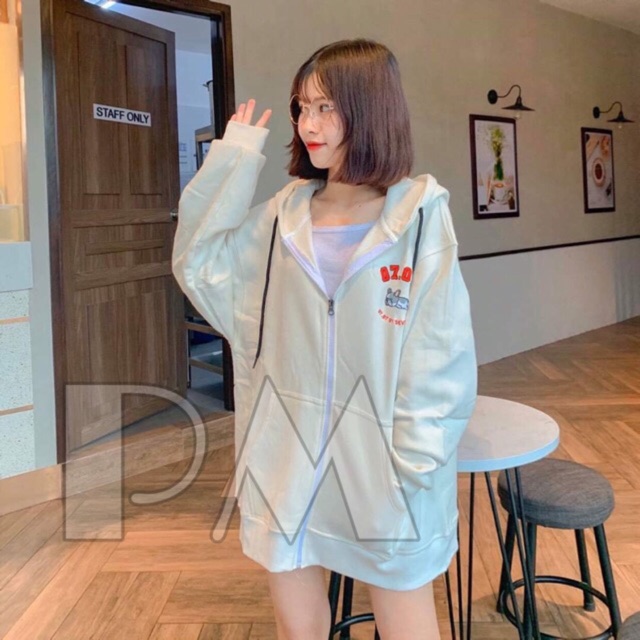 Áo khoá cún 0707 in hai mặt