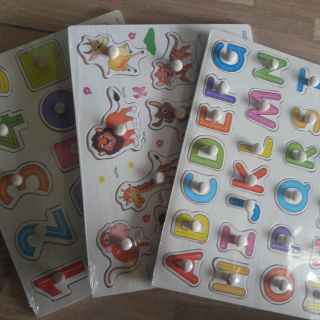 Combo 3 bảng gỗ có núm
