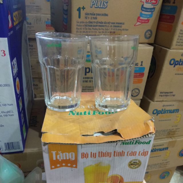 BỘ 4 LY THỦY TINH NUTI