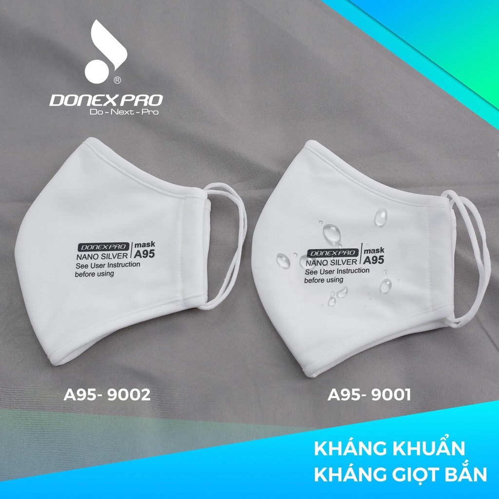 Khẩu trang vải 3 lớp NANO SILVER A95