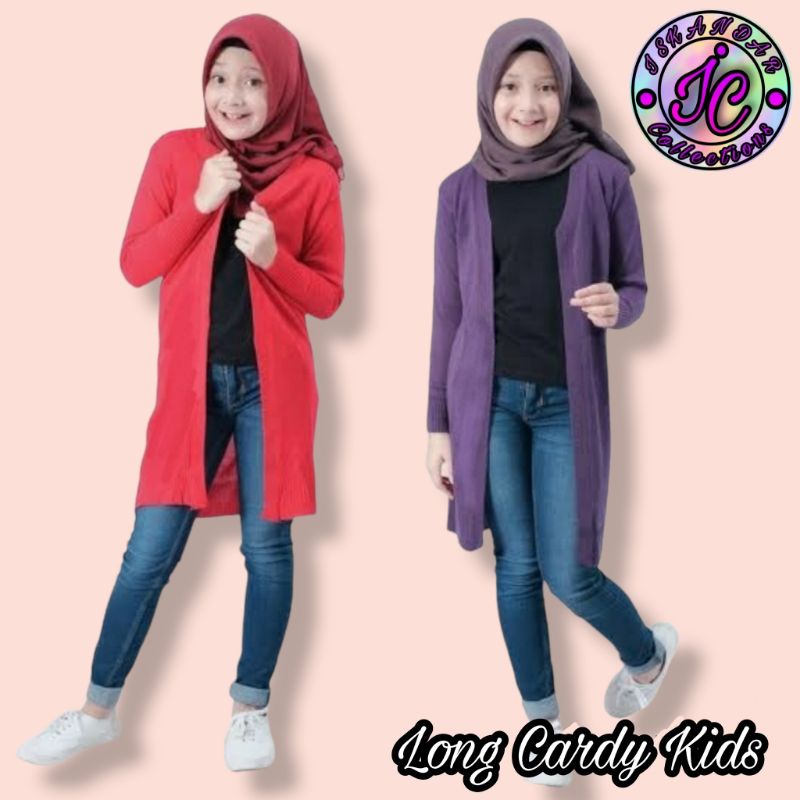 Belle Trẻ Em Dài | Áo Khoác Cardigan Dáng Dài Phối Túi Thời Trang Cho Bé 11-13 Tuổi | Quần Áo Nữ | Áo Nữ | Áo Khoác Nữ