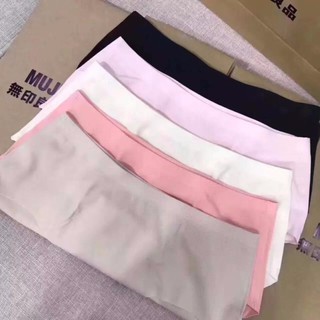 Set 5 quần lót Muji trơn không viền