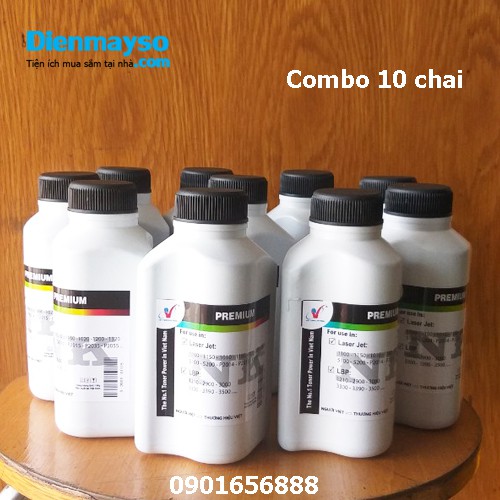 Mực Nạp máy in Canon 2900, 3000 Premium 140g combo 5 chai