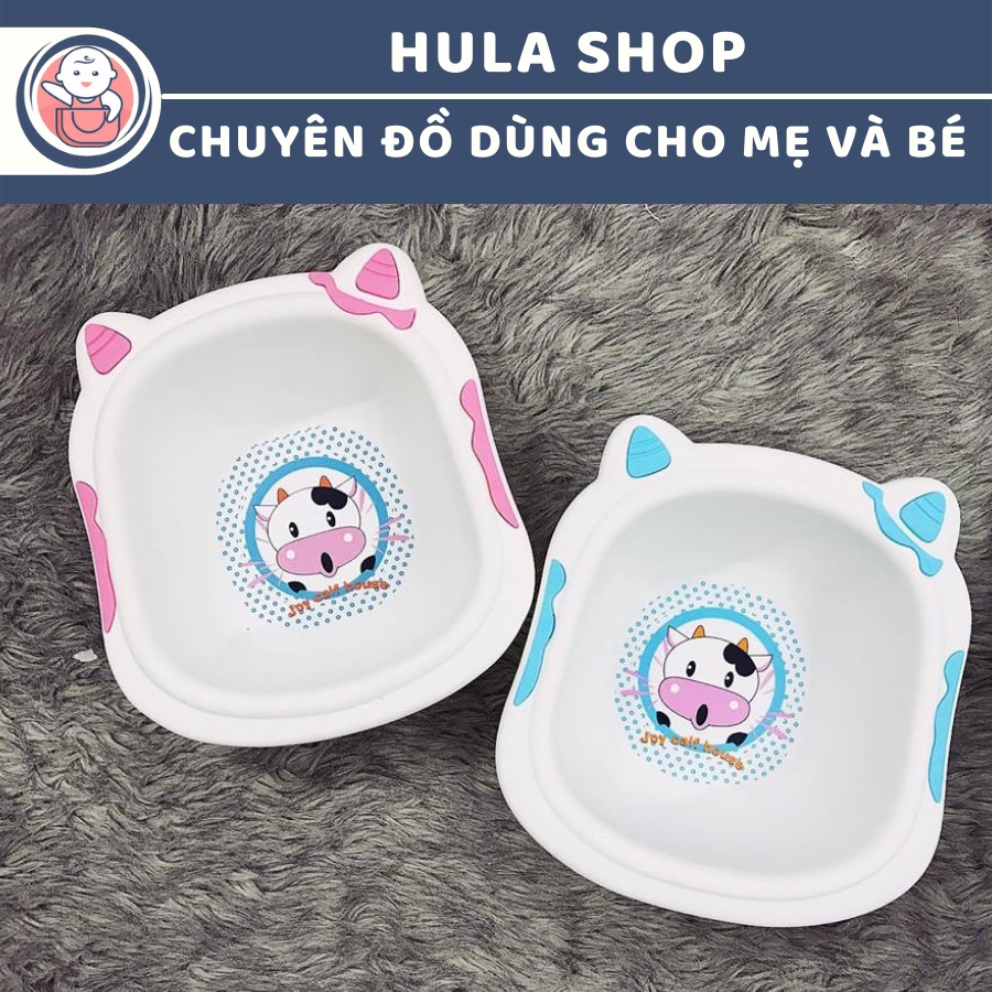 Chậu Rửa Mặt Trẻ Em Cao Cấp Hình Bò Sữa