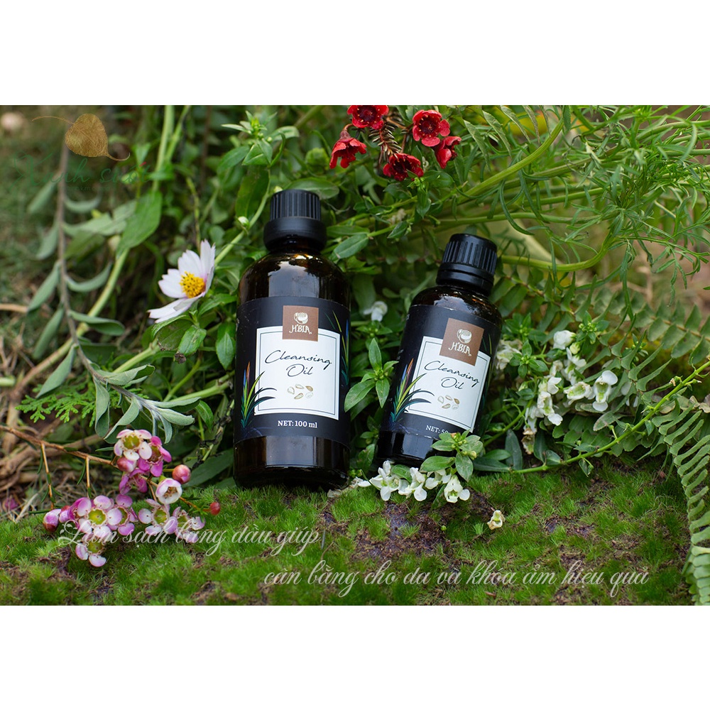 [H'Bia] Dầu Tẩy Trang Lá Nếp - H'Bia Cleansing Oil [Xanh Suốt]