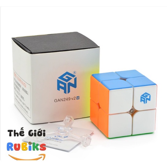 Rubik 2x2 Nam Châm GAN 249 V2 M Stickerless