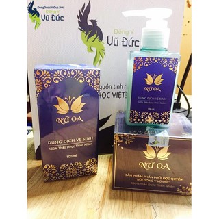 Dung Dịch Vệ sinh Nữ Oa 100% thảo dược thiên nhiên Dùng cho cả nam và nữ Không bọt Chuẩn pH 3.8 Đông Dược Vũ Đức 100ml