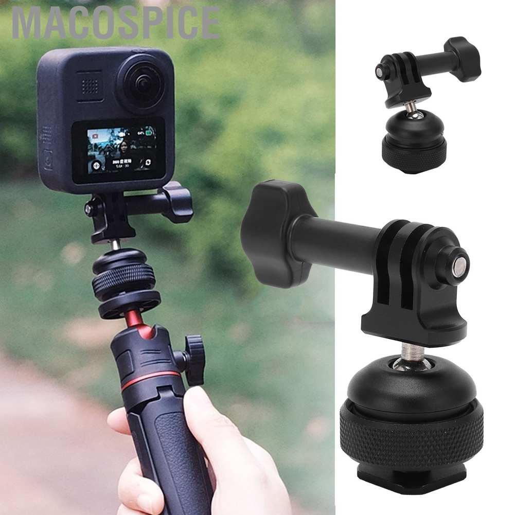 Đế gắn macospice màu đen có thể điều chỉnh xoay 360 độ 1/4 inch
 | BigBuy360 - bigbuy360.vn