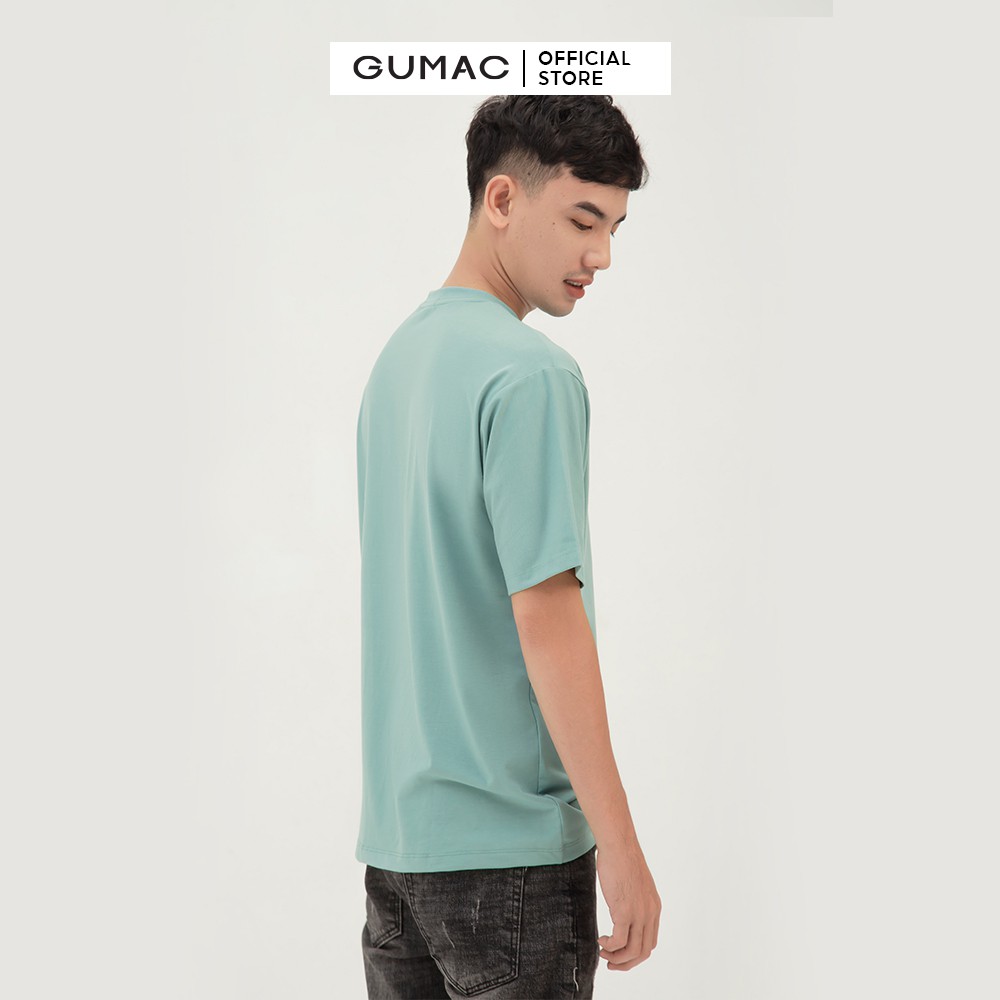 Áo thun nam in chữ độc đáo GUMAC phong cách basic, chuẩn men ATNB361 | BigBuy360 - bigbuy360.vn