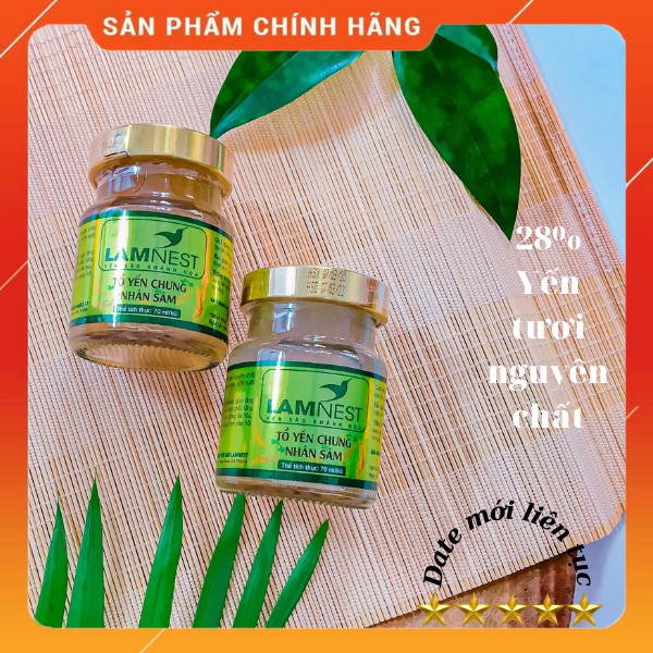 [CHÍNH HÃNG] Tổ Yến Chưng Sẵn LAMNEST - 28% yến - Date mới liên tục dành cho Trẻ em, Nữ giới, Nam giới & Người lớn tuổi