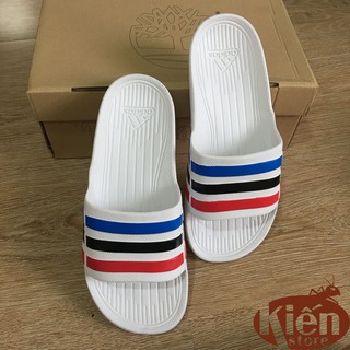 Dép đúc nam cao cấp A.d.i.d.a.s màu trắng sọc 3 màu AD317