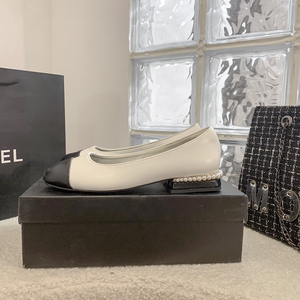 Ballerinas Da Cừu &amp; Đầu Bếp Bê Tông Bóng. G02819 Y01552 94305