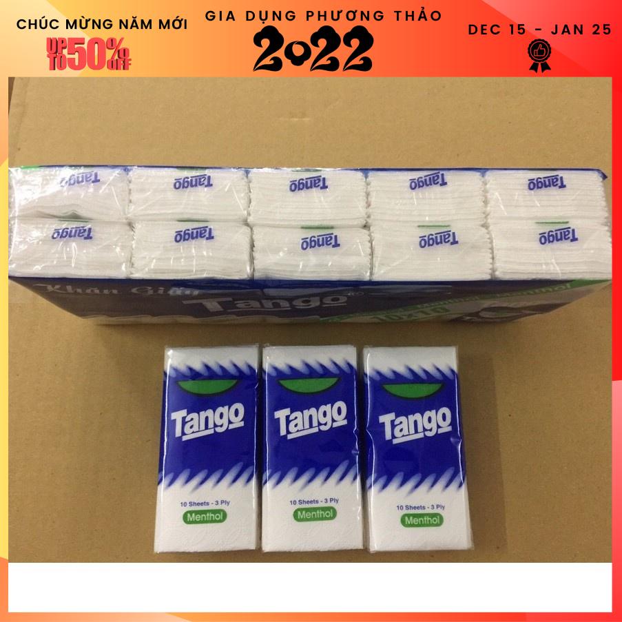 Combo 4 bịch giấy Tango 10 tờ 2 lớp dễ mang theo siêu rẻ giá tốt