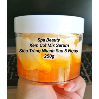 KEM CỐT THÁI MIX SERUM KÍCH TRẮNG COLLAGEN - HỦ 220GRAM