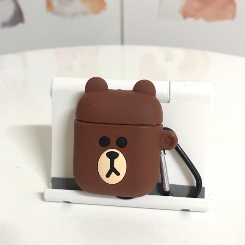 Tai Nghe Bluetooth Kèm Vỏ Đựng Nhiều Hình Ngộ Nghĩnh, Đáng Yêu Siêu HOT