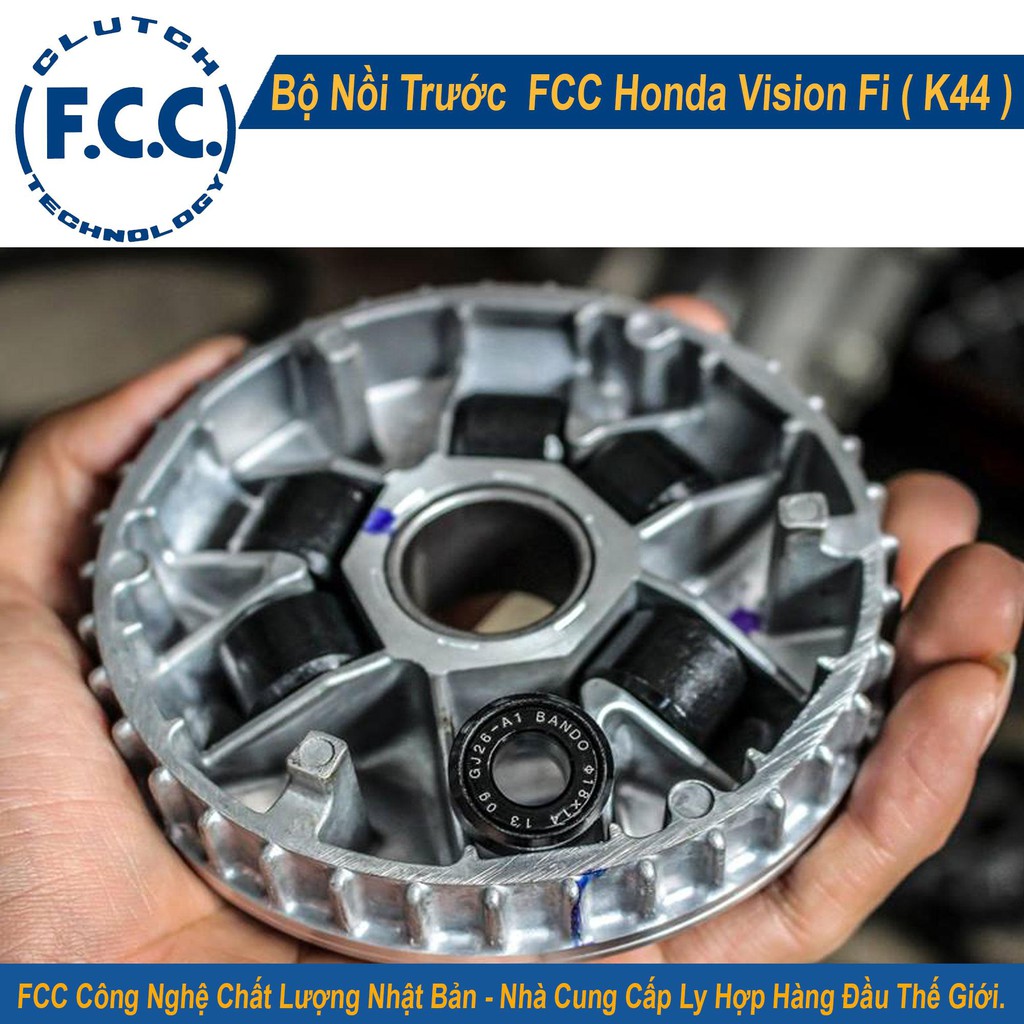 Bộ nồi trước FCC xe Honda Vision Fi 2015 ( K44 )