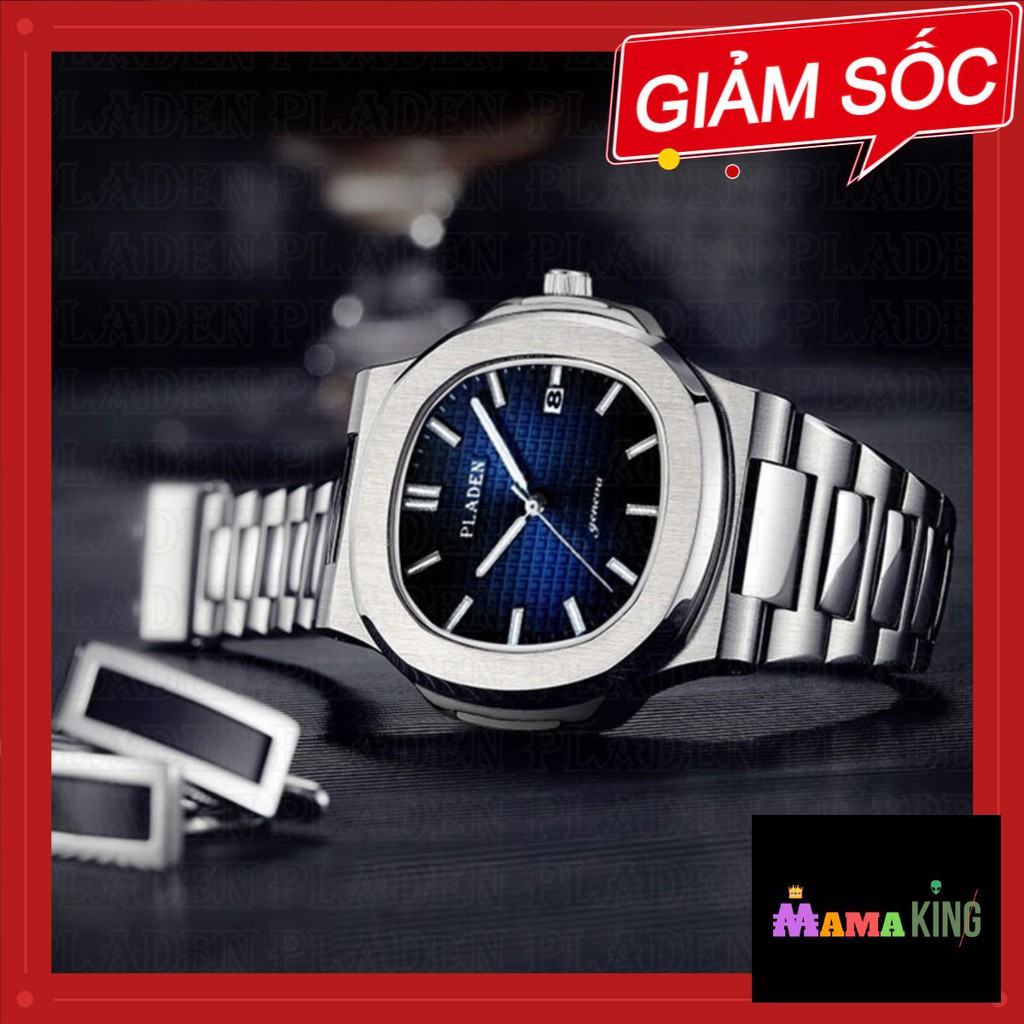 ~NEW~ ĐỒNG HỒ NAM PLADEN  AP WATCH TRƠN THÉP KHÔNG GỈ 40MM CÓ CHỐNG NƯỚC BY MAMA KING