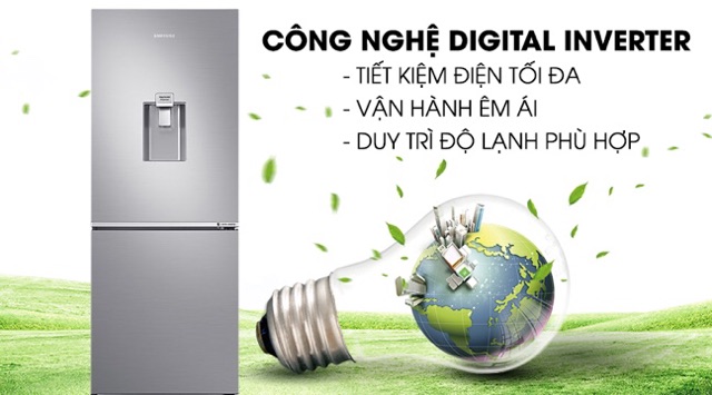 Tủ lạnh Samsung Inverter 307 lít RB30N4170S8/SV (2018) (có màu đen)