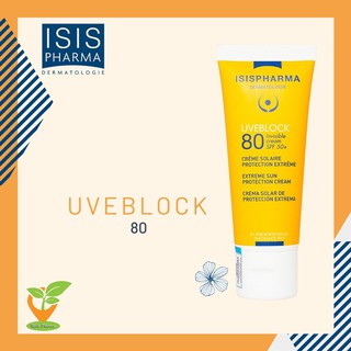 Kem chống nắng ISIS Pharma Uverblock 80 Tinted màu nâu 40ml [KCN_ISISPHARMA]