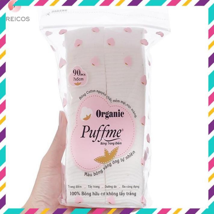 HShop * FREESHIP TOÀN QUỐC 50K – Bông Tẩy Trang Puffme Organic 90 Miếng - dqt1904