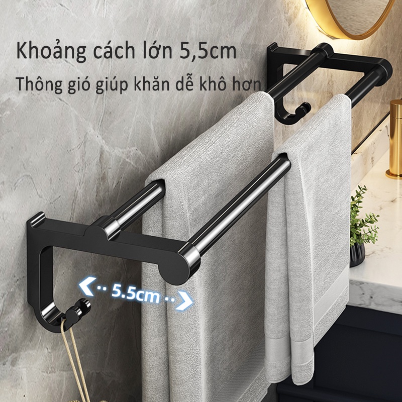 Giá đựng đồ GUANCHUANG gắn tường nhà tắm không cần khoan tiện dụng