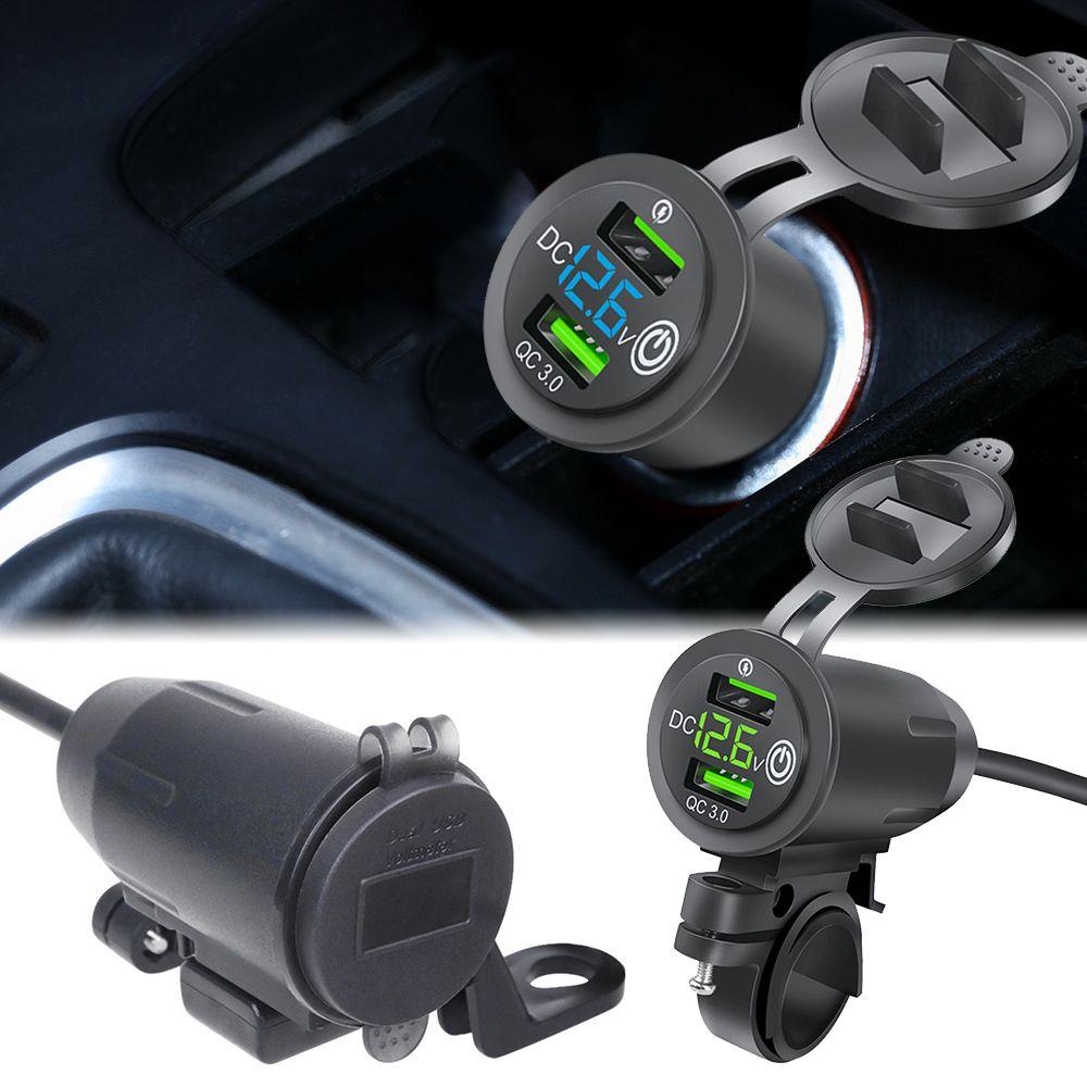 Cục Sạc Điện Thoại USB QC 3.0 Thông Dụng Cho Xe Máy