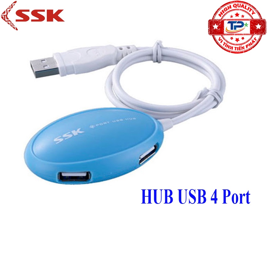 Hub chia cổng USB 1 ra 4 cổng SSK SHU017