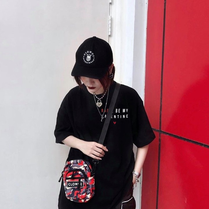 Áo thun tay lỡ 194SHOP  vải coton dày dặn, co dãn, form rộng - Valentine