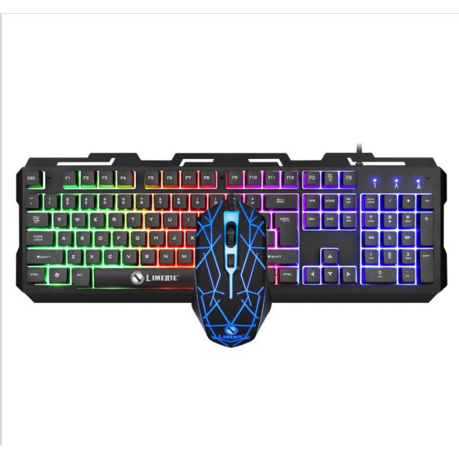 Bàn Phím Chuột Giả Cơ T20 - Chuyên game - Có đèn LED 7 màu - Cho máy tính, laptop | BigBuy360 - bigbuy360.vn