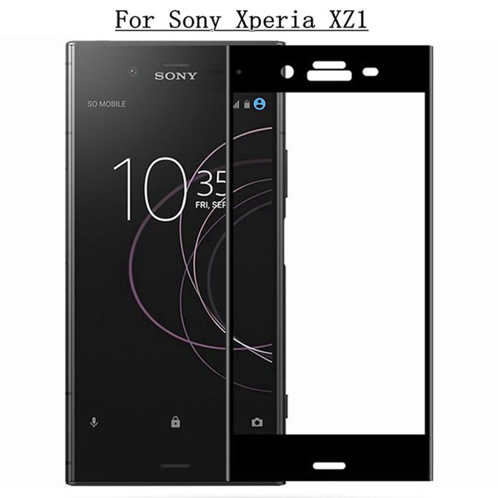 Set 2 Kính Cường Lực Bảo Vệ Màn Hình Cho Sony Xperia Xz1 Compact X Perin