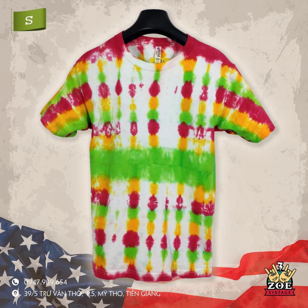 Áo Thun Mỹ 2Hand Loang Tie Dye 7 Màu  ྇ '