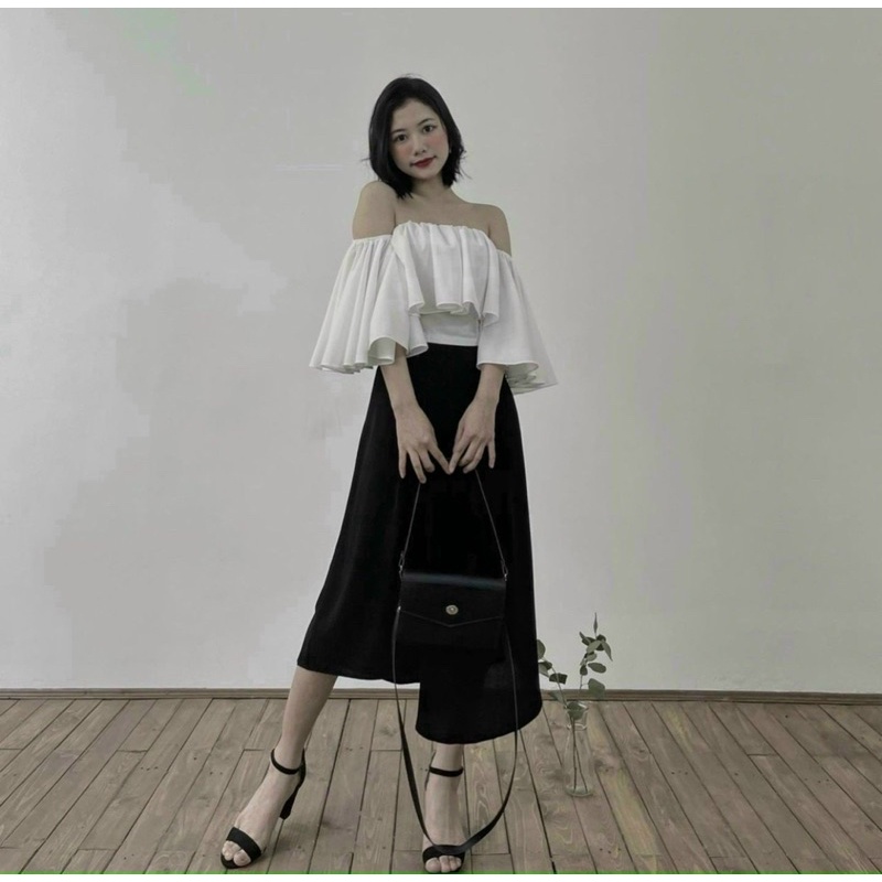 Áo trễ vai xoè tầng siêu hot ( hình thật Loại 1 ) | BigBuy360 - bigbuy360.vn