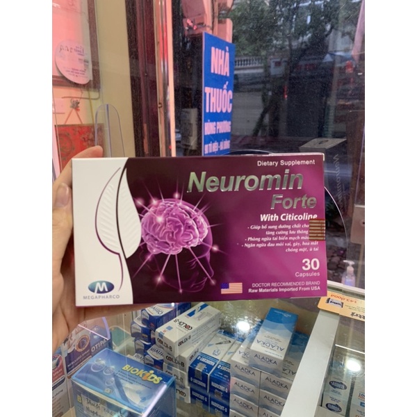 HOẠT HUYẾT DƯỠNG NÃO NEUROMIN - FORTE . TĂNG CƯỜNG LƯU THÔNG TUẦN HOÀN NÃO , TĂNG CƯỜNG TRÍ NHỚ