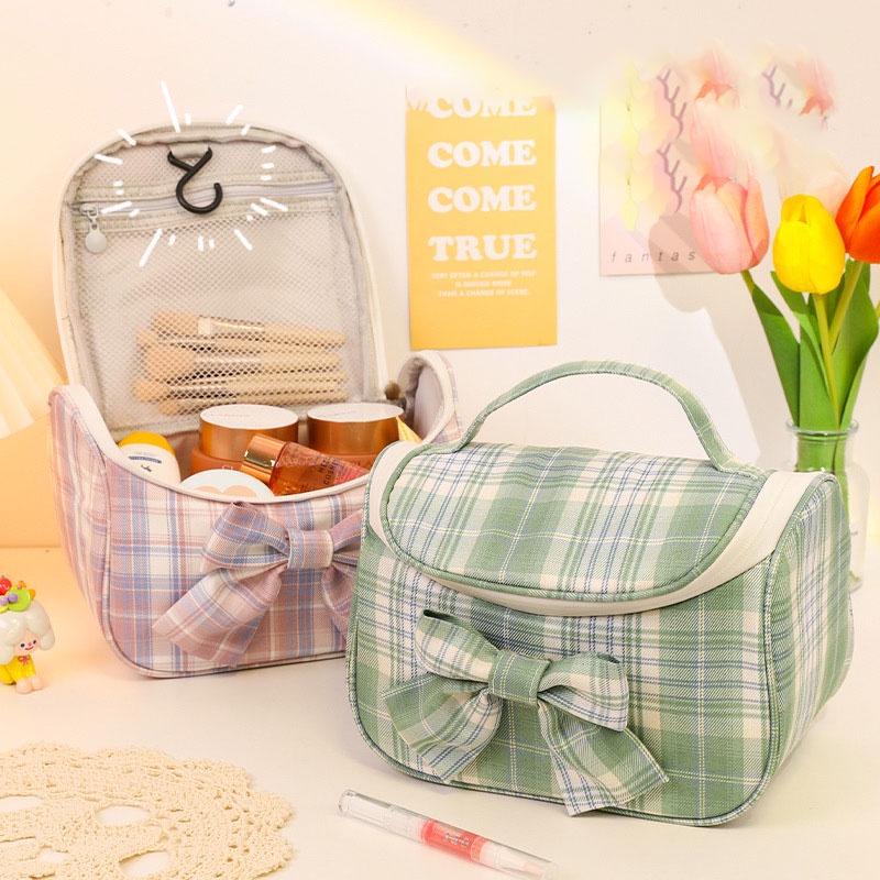 Túi đựng mỹ phẩm YADOU sức chứa lớn đơn giản tùy chọn họa tiết dành cho sinh viên mang theo du lịch