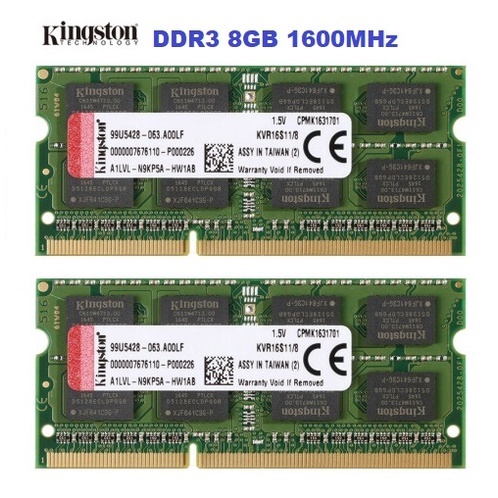 RAM LAPTOP KINGSTON SAMSUNG HYNIX DDR3 8GB BUS 1600Hz 1.5V- BẢO HÀNH 36 THÁNG 1 ĐỔI 1