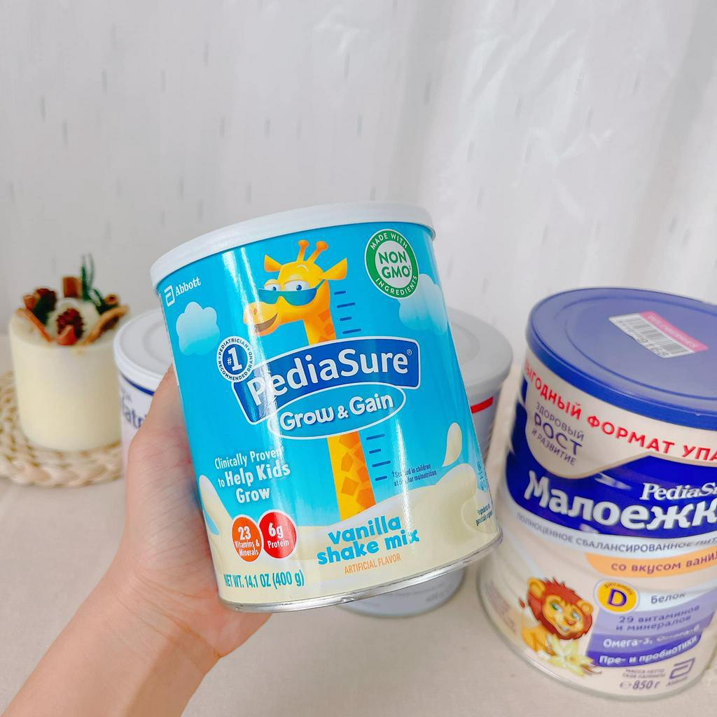 Date 1/2025 Sữa Bột PediaSure Grow & Gain Abbott Mỹ NON GMO - Hộp 400gr - Vị Vani