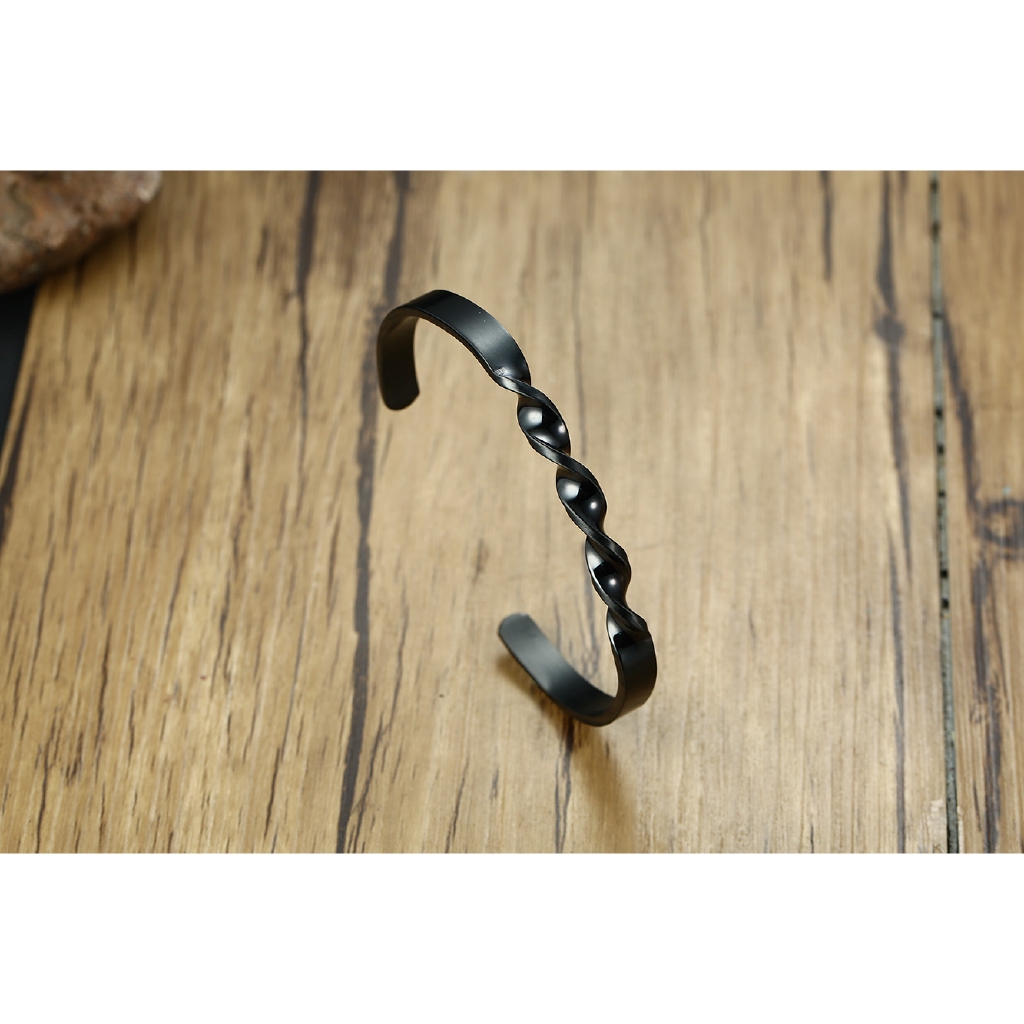 Vòng Tay Kim Loại Màu Vàng / Bạc Cho Nam